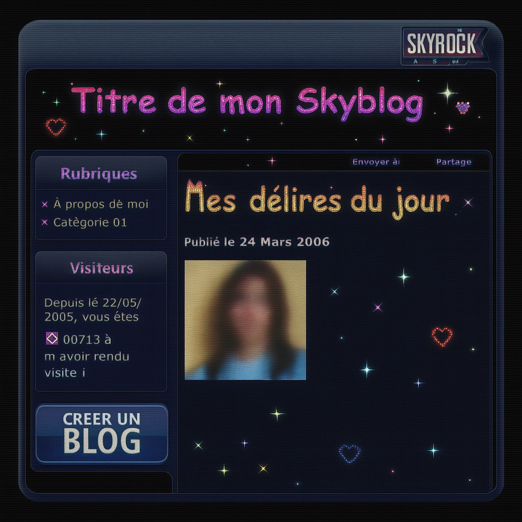 retrouver un skyblog