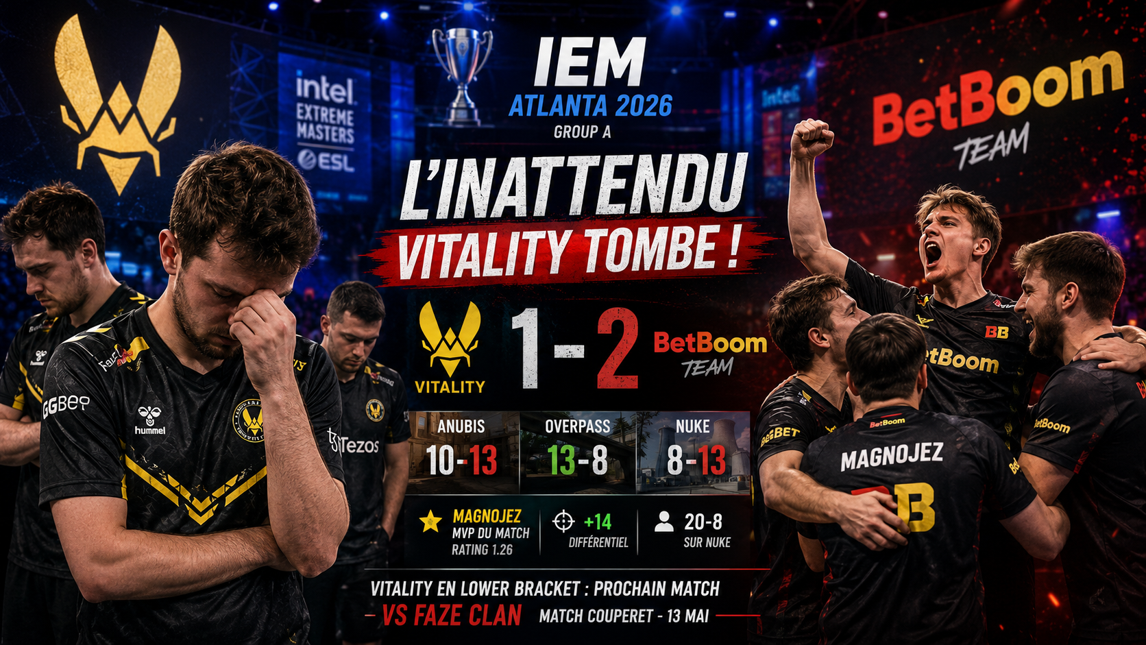 vitality s'incline fasse au BetBoom